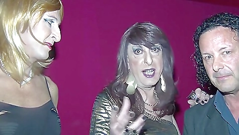 Tall skinny babe with big tits fucked and penetrated by a guy