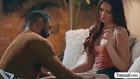 My big-ass stepdad gets fucked so hard he rocks his ass