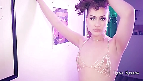 Sexy brunette trans goddess with big ass rana katana