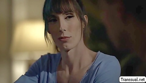 Transvestite teen is getting fucked in a hot anal clip