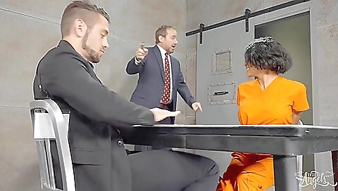 Busty big ass brunette getting fucked by a big dick